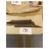 Assorted chisels