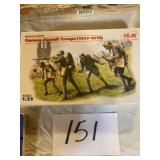 German assault troops 1917 to 1980 model kit