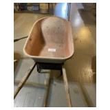 Plastic body wheelbarrow