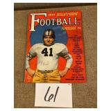 1943 illustrated football annual magazine