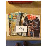 Assorted magazines