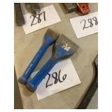 Serrated chisels