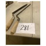 Cement, working tools