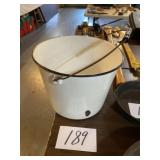 in pot wooden handle