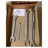 Assorted box and wrenches snap on tool