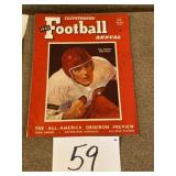 1945 illustrated football annual magazine