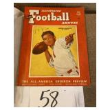 1946 illustrated football annual magazine