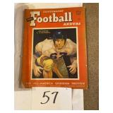 1951 illustrated football annual magazine