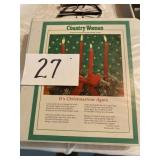 Country woman craft holiday book