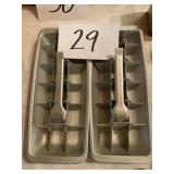 Old aluminum ice trays