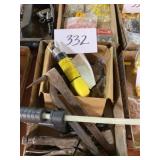 Arc spot, gun, glue, gun, assorted tools