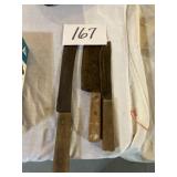 Old hickory and other butcher knives
