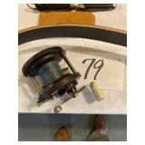 Pin, opencast, fishing reel