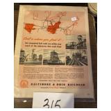 B&O railroad ad