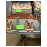 Christmas table runners and placeMats