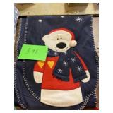 Christmas bear table runner