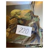 Military camo pants