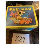 Vintage metal Pac-Man lunchbox
