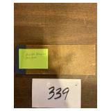 B&O billing card form book