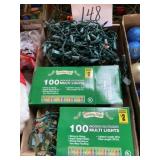 Christmas tree lights lot