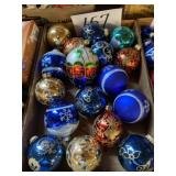 Vintage Christmas tree ornaments glass