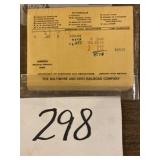 B&O Railroad paystubï¿½s