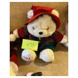 1993 stuffed Christmas bear collect