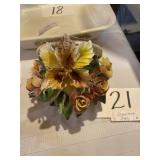 Capodimonti Italian floral decoration