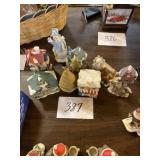 Cast Christmas Village items