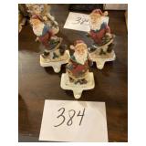 Santa Christmas stocking holders