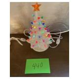 Vintage porcelain electric Christmas tree 11
