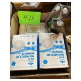Masks wipes, and goggles