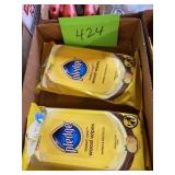 Pledge wood wipes, two packages