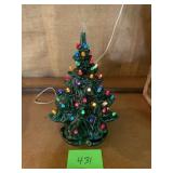 Electric ceramic Christmas tree 18 inch