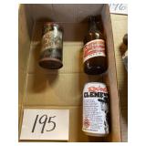 Vintage beer, cans, and bottle