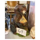 Vintage plaster Beaver bank