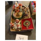 Collectibles Santa Coca-Cola and additional