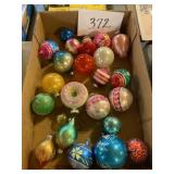 Assorted vintage Christmas tree or