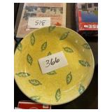 Large yellow porcelain