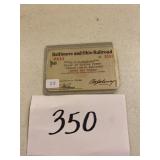 B&O Railroad pass
