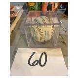 Signed baseball