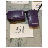 Pair of cobra micro talk walkie-talkie