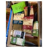 Assorted paint brushes
