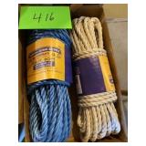 Hundred foot rope 3/8 inch two pieces