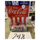 M2 Machines 1/64 scale Dodge pick up red Coke