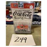 M2 Machines 1/64 scale dodge pick up red Coke