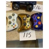 Game controllers lot three pieces