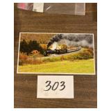 WM Scenic Railroad large postcard