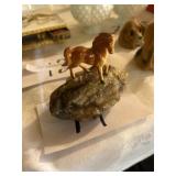 Stone paperweight with horse