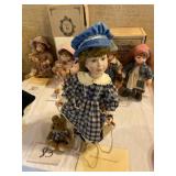 Boydï¿½s collection ceramic doll with Teddy
